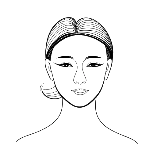 Line art drawing of a woman, representing Pamela Reif, wearing a face mask, surrounded by an upward graph representing the increase in her YouTube followers
