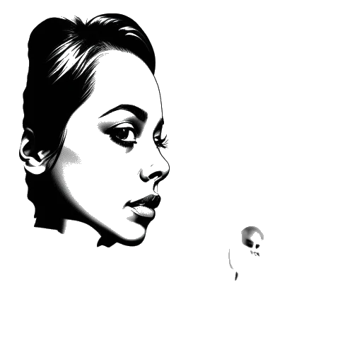 Een generiek mannelijk symbool dat Matthew Koma vertegenwoordigt, met muzieknoten die om hem heen zweven, waarmee zijn succesvolle muziekcarrière en verschillende ondernemende activiteiten worden getoond, allemaal op een eenvoudige witte achtergrond.