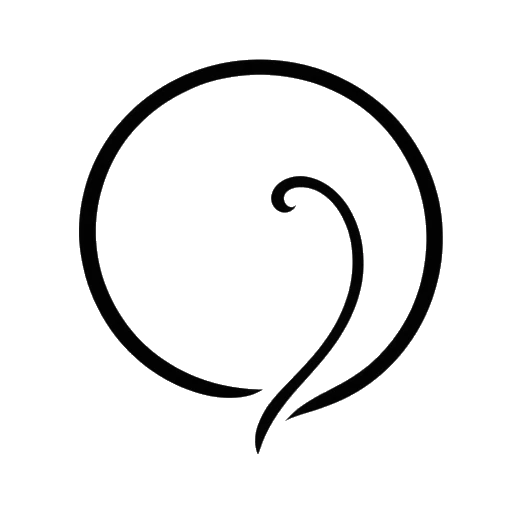 Line art drawing of a question mark over a speech bubble.