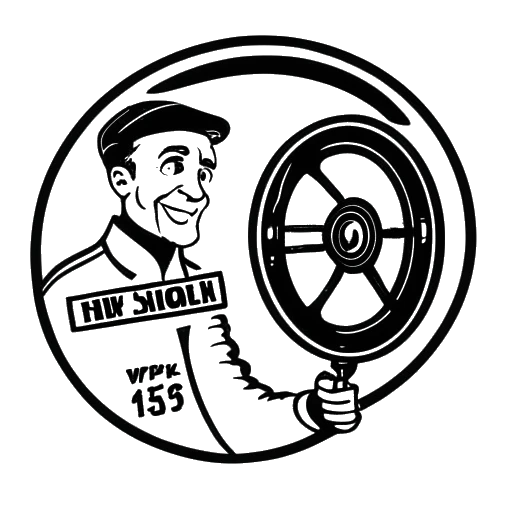 Line art drawing of a man, representing Sterling K. Brown, holding a film reel, with the words 'Honk for Jesus. Save Your Soul.' in the background