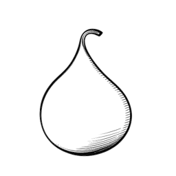 Desenho em arte de linha de uma pera não binária representando a promoção de aceitação e compreensão por Shoe0nHead.