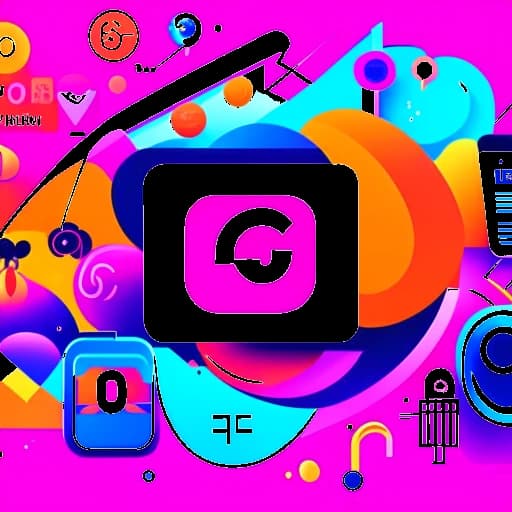 Uma representação ilustrativa de diversas fontes de receita, apresentando símbolos notáveis como os logotipos do TikTok, Instagram e YouTube, juntamente com imagens representando concursos de beleza e empreendimentos comerciais, tudo contra um pano de fundo digital dinâmico, simbolizando o sucesso financeiro multifacetado de McKinley Richardson.