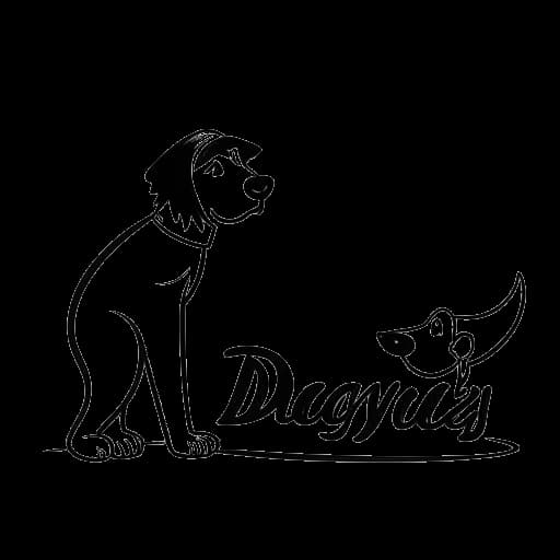 Lijntekening van een albumhoes die Snoop Dogg's debuutalbum 'Doggystyle' voorstelt met het nummer 1