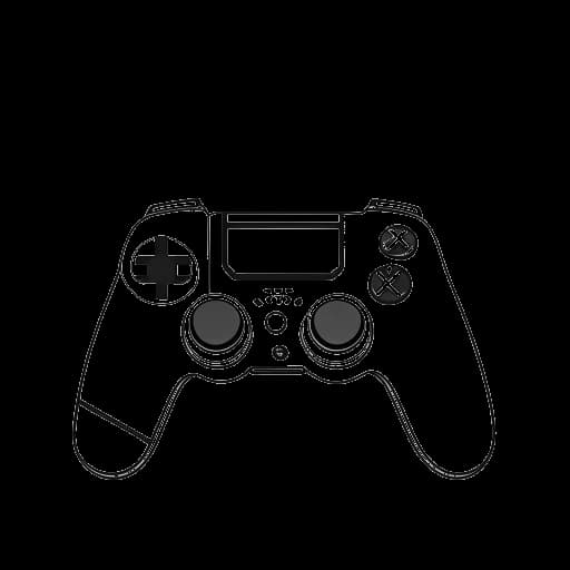 Desenho em arte linear dos logotipos do Twitch e Rainbow Six Siege, representando a carreira de streaming de Jynxzi.