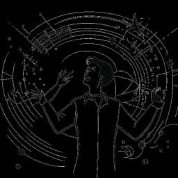 Une représentation artistique d'un chanteur à succès, symbolisant l'influence mondiale de Justin Bieber et ses albums numéro un.