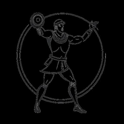 Dibujo en arte lineal de un hombre, representando a Ludwig Ahgren, lanzando una moneda con logotipos de Twitch y YouTube Gaming a cada lado, resaltando su cambio de plataforma.