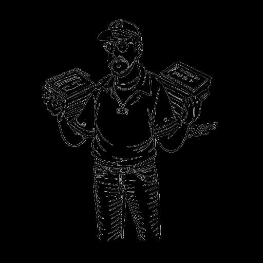 Disegno in stile line art di Cody Ko, comparendo in vari progetti al di fuori del suo principale canale YouTube