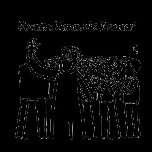 Strichzeichnung eines Mannes, der in einem Chor singt, mit dem Namen 'Berliner Kneipenchor' und dem Beitrittsdatum 'März 2017', die Vokalmatadors Mitgliedschaft repräsentieren