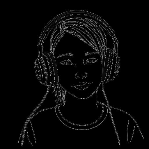 Disegno a linee di un adolescente, simbolo di XXXTentacion, con metà del viso sorridente e l'altra metà che versa una lacrima, mostrando le emozioni contrastanti associate al disturbo bipolare, su uno sfondo bianco.
