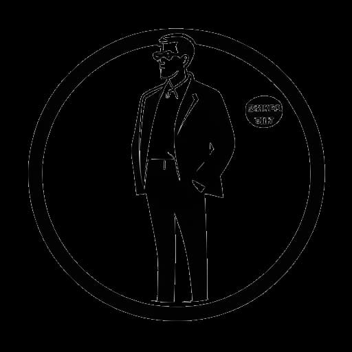 Desenho artístico de um homem, representando Sean Paul, em frente ao logo da Dutty Rock Productions.