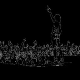 Desenho em arte de linha de uma mulher, representando Lola Brooke, em um palco recebendo aplausos, simbolizando seu sucesso na indústria da música.
