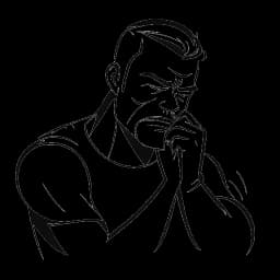 Dessin en noir et blanc d'un homme, représentant Apollo Legend (Benjamin Smith), luttant contre les problèmes de santé mentale, le cœur lourd. Il se bat contre l'hypocrisie et l'intimidation au sein de la communauté Speedrun. Le dessin est réalisé en noir et blanc, sur un fond blanc.