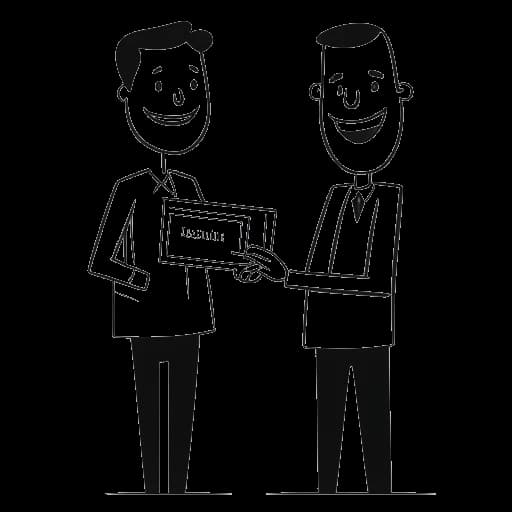 Dessin en ligne de Dhar Mann recevant le prix de la voix de proue sur LinkedIn pour son leadership éclairé et son engagement.