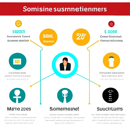 Eine Illustration, die eine wohlhabende Person repräsentiert, die eine starke Online-Präsenz und verschiedene Einkommensquellen wie Streaming, Zusammenarbeiten und Investitionen aufweist. Das Bild betont das vielfältige Finanzportfolio und die unternehmerischen Bestrebungen der Person, die ihren Erfolg und ihr beträchtliches Nettovermögen widerspiegeln.