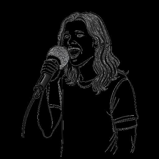 Line art drawing of a young man, representing Bill Kaulitz, voicing the main character in 'Arthur and the Invisibles'