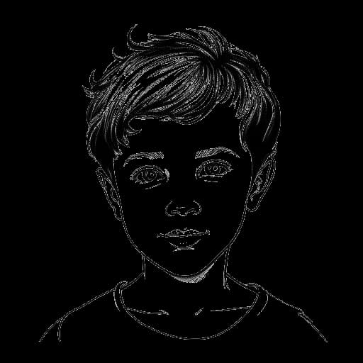 Lijntekening van Adonis Graham met de naam 'Mahbed'