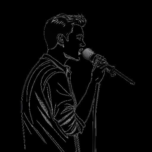 Disegno in arte lineare dell'album di debutto di Travis Scott 'Rodeo' che raggiunge il 3º posto nella classifica US Billboard 200