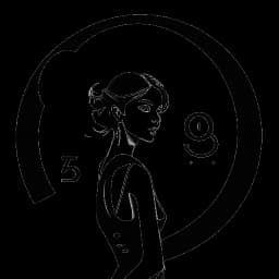A line art drawing of a woman, representing Alix Earle, standing before a prominent TikTok logo with '8.8 million' hovering above her against a white backdrop.