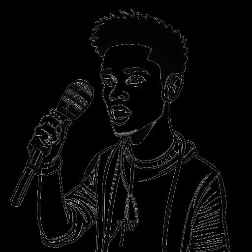 Strichzeichnung von Phil Laude, der darstellt, wie sein YouTube-Kanal Teil der öffentlich-rechtlichen Jugendmedienmarke 'funk' wurde.